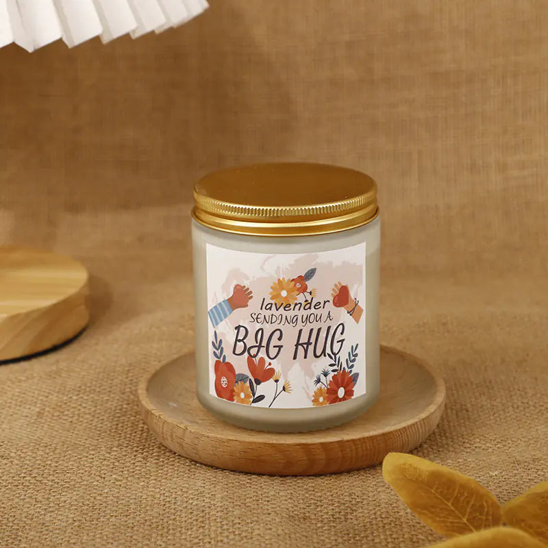 Vela de Lavanda con Mensaje