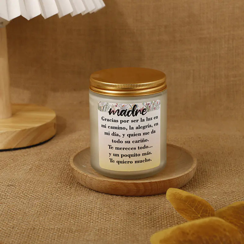 Vela de Lavanda con Mensaje