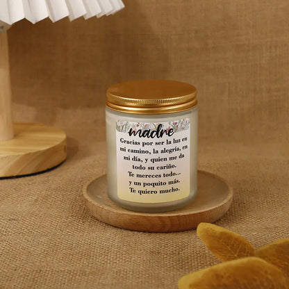 Vela de Lavanda con Mensaje